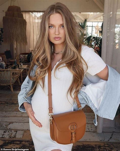 is romee strijd still pregnant.